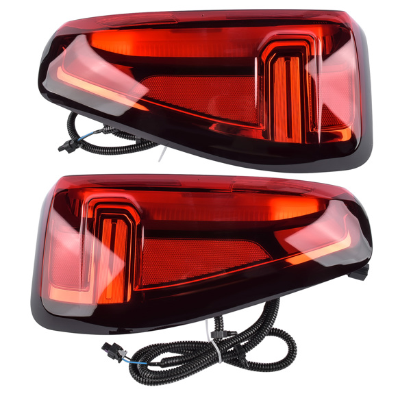 尾灯 For 2019-2021 GMC Sierra 1500 Halogen Type Tail Light Brake Lamps Driver&Passenger-6