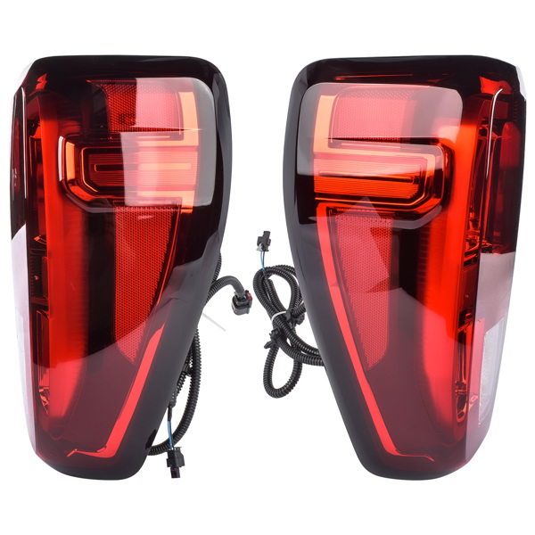 尾灯 For 2019-2021 GMC Sierra 1500 Halogen Type Tail Light Brake Lamps Driver&Passenger-2