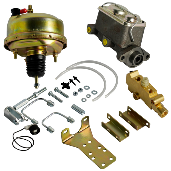 刹车总成 Power Brake Booster Master Cylinder Kit 7" for 1964-1966 Ford Mustang 1960-1966 Ford Falcon-2