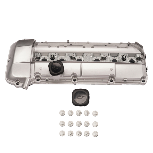 气门室盖 Aluminum Valve Cover with Gasket 11121432928 for BMW 323i 325i 328i 330i 525i 528i X5 M52 M54-3