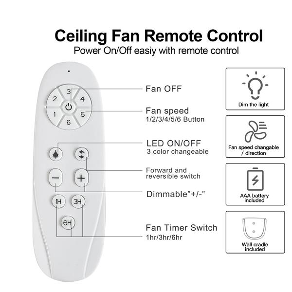 72 英寸现代集成 LED 照明，带遥控器-17