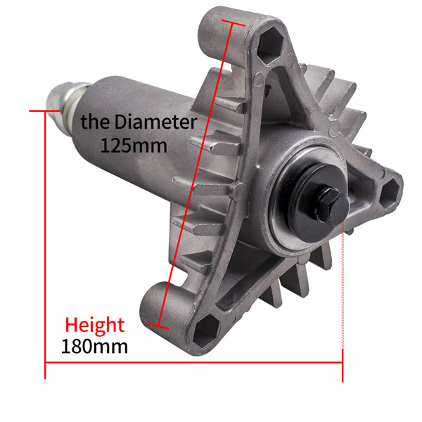 割草机刀片主轴Spindle Assembly Fit husqvarna ride on mowers 38 42 Inch Decks Using 5 Point St-2