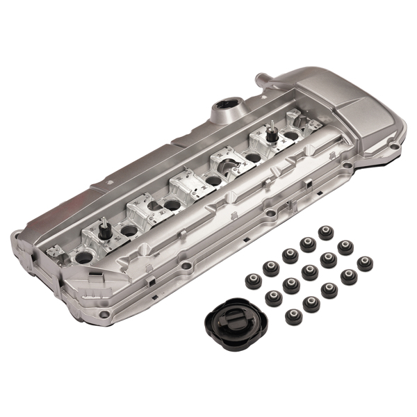 气门室盖 Aluminum Valve Cover with Gasket 11121432928 for BMW 323i 325i 328i 330i 525i 528i X5 M52 M54-2