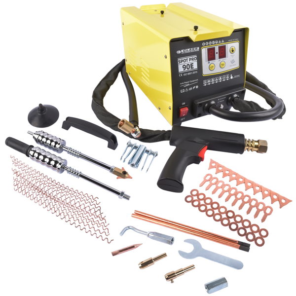 钣金修复机 Vehicle Panel Spot Stud Welder Dent Puller 3KW 3500A Car Body Dent Repair Kit-4