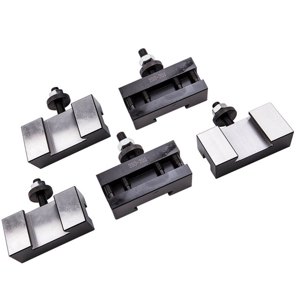 机床快换刀架Quick Change Turning & Facing Lathe Tool Post Holder Set 5 PCS 250-201-2