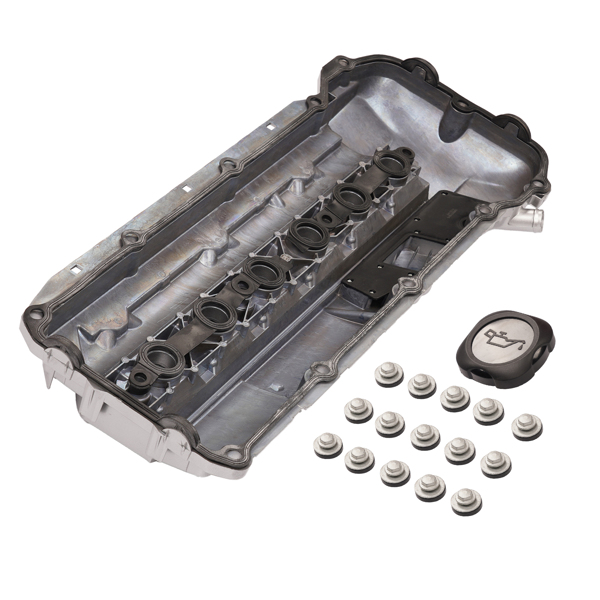 气门室盖 Aluminum Valve Cover with Gasket 11121432928 for BMW 323i 325i 328i 330i 525i 528i X5 M52 M54-8