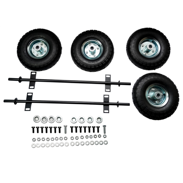 发电机车轮套件 10 in Complete Pneumatic Generator Wheel Kit 10" for Predator 9000 8750 6500 Watt Generator-5