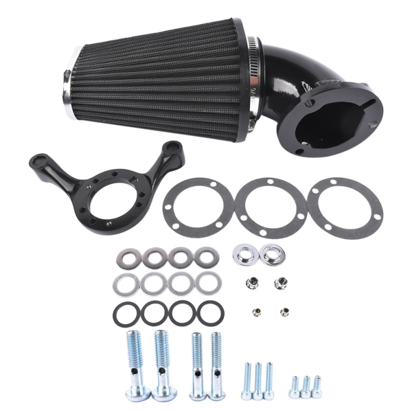  改装空滤套件 Cone Air Cleaner Filter Kit for Harley Dyna Softail Fatboy Road King 1993-2016-6