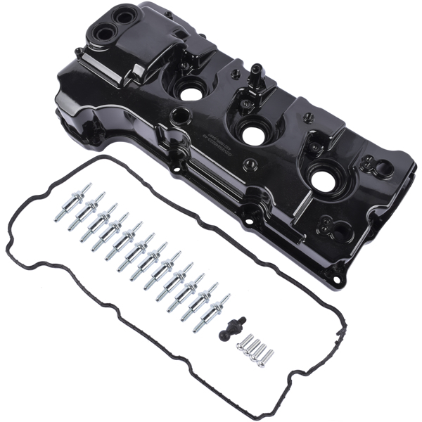 气门室盖 Aluminum Engine Valve Cover w/ Gasket Right for DL3Z6582C Ford F-150 3.5L 13-16-3