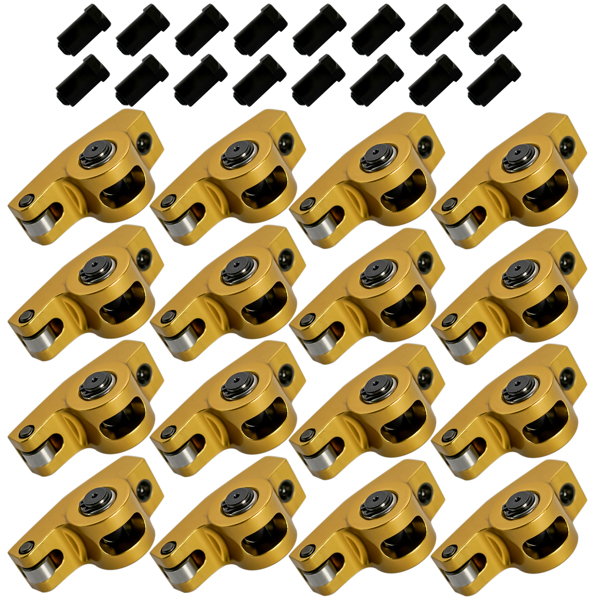 摇臂 396 427 454 BBC Big Block Chevy Aluminum Roller Rocker Arms 1.7 Ratio 7/16" Stud-6