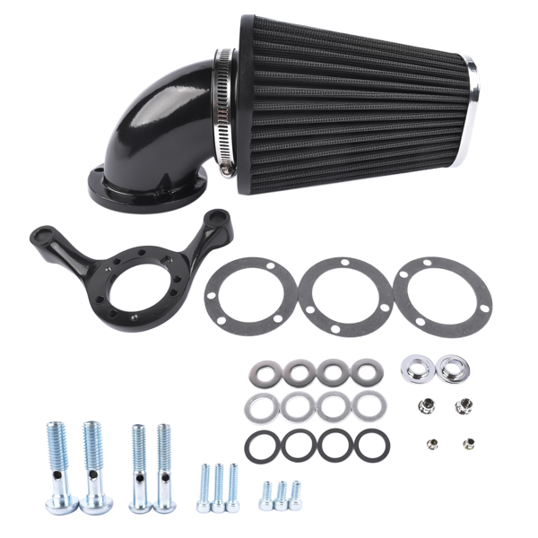  改装空滤套件 Cone Air Cleaner Filter Kit for Harley Dyna Softail Fatboy Road King 1993-2016-1