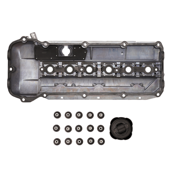 气门室盖 Aluminum Valve Cover with Gasket 11121432928 for BMW 323i 325i 328i 330i 525i 528i X5 M52 M54-6