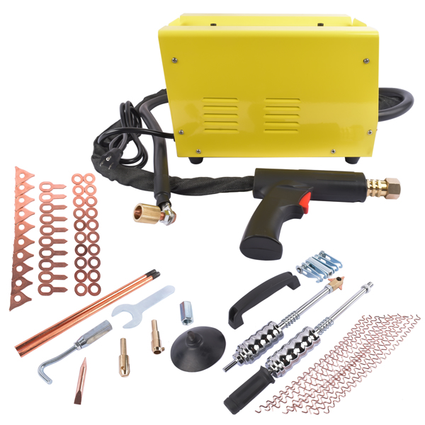 钣金修复机 Vehicle Panel Spot Stud Welder Dent Puller 3KW 3500A Car Body Dent Repair Kit-6