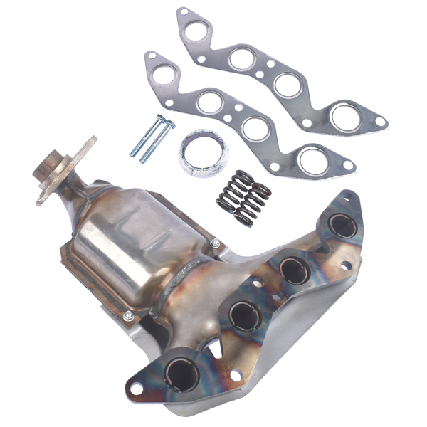 三元催化器 Catalytic Converter Kit Aluminum for Honda Civic 2001-2005 4 Cylinder 1.7L 18160PLMA50 18160-PLM-A00 673-608-7