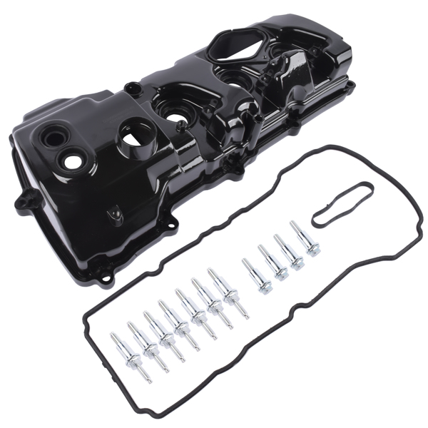 气门室盖 Left Valve Cover w/ Gasket BL3Z-6582-H for Ford TRANSIT-150 3.5L 15-22 Aluminum-4