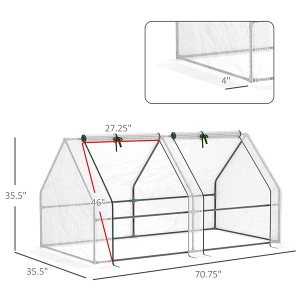 mini 温室棚 （周末不发货）（ Amazon Shipping）（WalMart禁售）-4