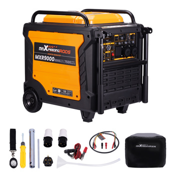 变频发电机Inverter Petrol Generator Portable 7500W E-start with ATS Interface and wheels