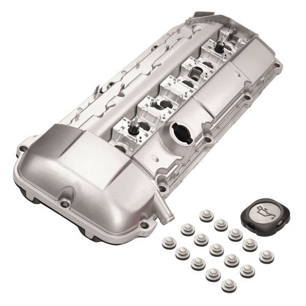 气门室盖 Aluminum Valve Cover with Gasket 11121432928 for BMW 323i 325i 328i 330i 525i 528i X5 M52 M54-4