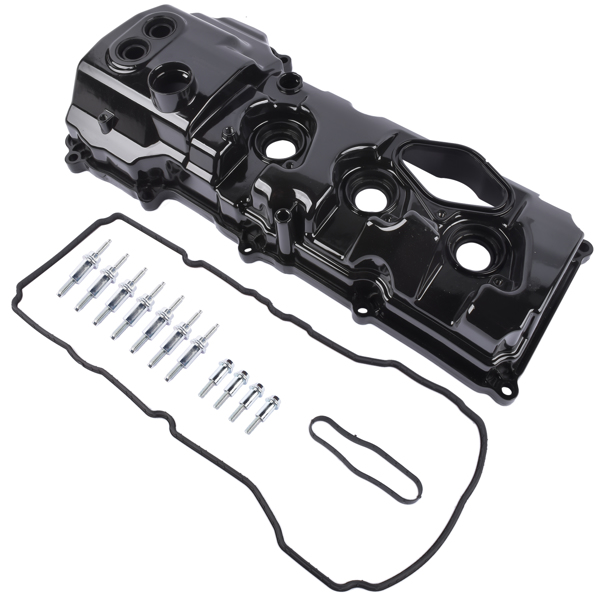 气门室盖 Left Valve Cover w/ Gasket BL3Z-6582-H for Ford TRANSIT-150 3.5L 15-22 Aluminum-2