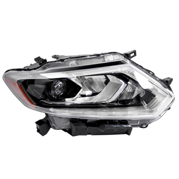 大灯 Right Headlight Assembly for Nissan Rogue S/SL/SV Sport Utility 4-Door 2.5 2014-2016 260104BA5A