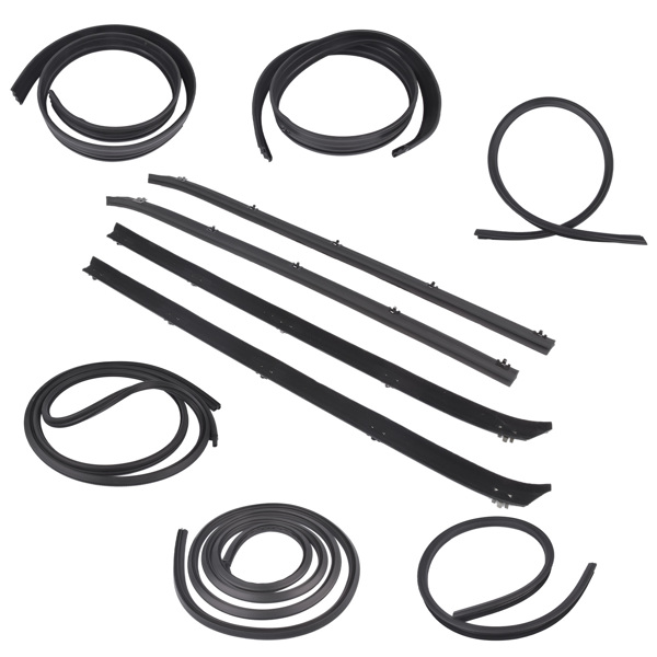 10x 门窗密封条密封套件 for Dodge Truck Ram charger Plymouth D150 D250 D350 1980-1993-7