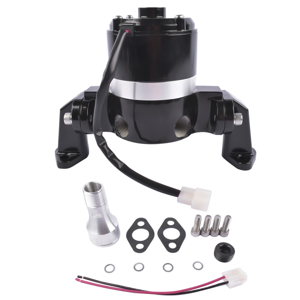 电子水泵 High Volume Flow Black Electric Water Pump Fits SBC Small Block Chevy 283 327 400 V8 8010BK-1