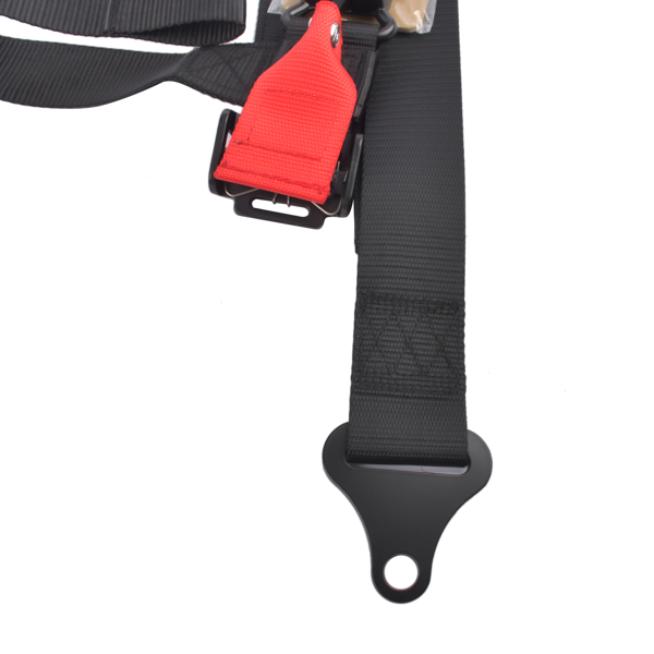 安全带黑色 4 Point Seatbelt Harness for Polaris RZR Can-Am Maverick 900 1000 Turbo S Black-11