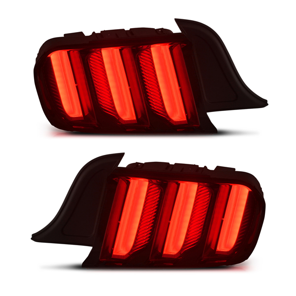 改装尾灯 Big Sale ！Pair New Tail Lights Rear Lamps LED 2015-2024 Ford Mustang with Turn Signal FR3Z13405G GR3Z13405C-3