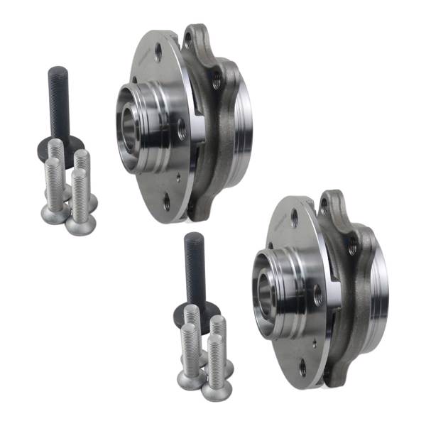 轴承 2x Front Wheel Hub+Bearing For Audi A4 A6 A8 Q5 S6 S7 B8 4G 2007-2018 4H0498625-5