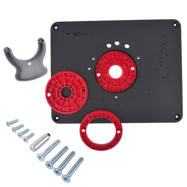 修理包 Router Table Insert Plate w/Level-Loc Rings Fit Bosch 1617 Porter-Cable 690 890 PRS4036-7