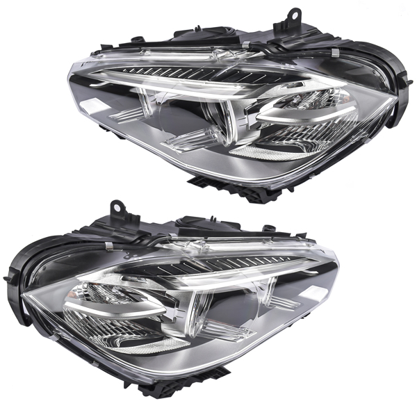 前大灯外壳带AFS 2PCS LH & RH HID/Xenon Projector Headlight Headlamp for 2014-2018 BMW X5 F15 F85-2