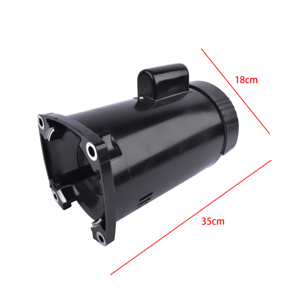 泳池水泵电机 1HP Pool Pump Motor B2853 Single Speed 230V Square Flange for Pentair SuperFlo-5