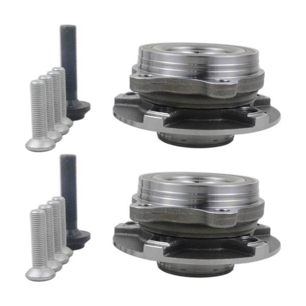 轴承 2x Front Wheel Hub+Bearing For Audi A4 A6 A8 Q5 S6 S7 B8 4G 2007-2018 4H0498625-1