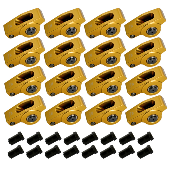 摇臂 Aluminum Roller Rocker Arms Set 7/16 inch Stud 1.5 Ratio for Chevrolet SBC 307 350 400-5