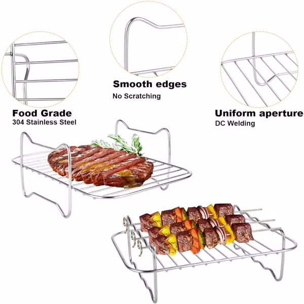 双层烤架含4根烤签-UK-7