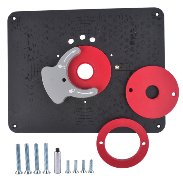 修理包 Router Table Insert Plate w/Level-Loc Rings Fit Bosch 1617 Porter-Cable 690 890 PRS4036-1