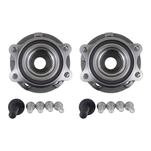 轴承 2x Front Wheel Hub+Bearing For Audi A4 A6 A8 Q5 S6 S7 B8 4G 2007-2018 4H0498625-8