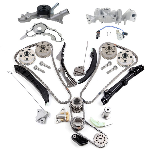 凸轮轴调节器套装 Timing Chain Phaser Kit Fit 2011-2015 Chrysler Dodge Jeep Ram 3.6L V6 Pentastar 5184357AE-5