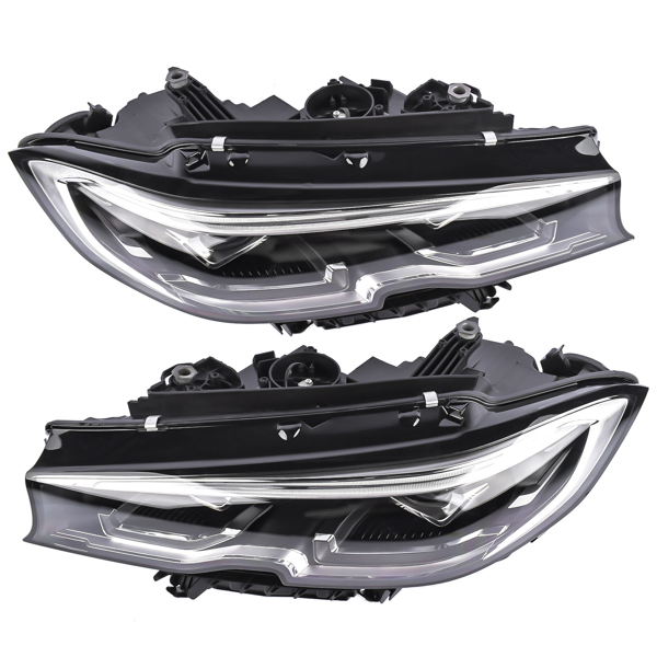 前大灯外壳带AFS 2Pcs LED Headlights for 2019-2021 BMW 3 Series G20 G21 G28 330i 320i M340i LH&RH-3