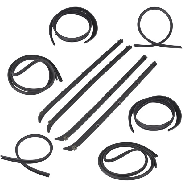 10x 门窗密封条密封套件 for Dodge Truck Ram charger Plymouth D150 D250 D350 1980-1993-6