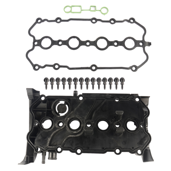 气门室盖 Engine Valve Cover with Gasket Bolts For Audi A4 2.0L L4 Quattro 06D103469H 06D103469L-2