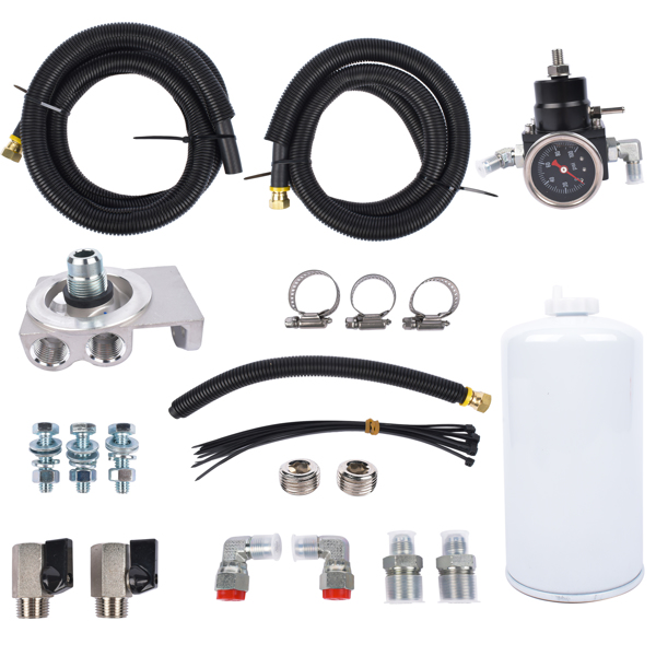 燃油泵提升系统 Regulated Return Fuel Filter Kit for Ford OBS 7.3L Powerstroke 1994-1997 F250-2