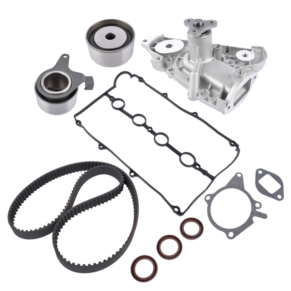 正时皮带套件和水泵  Mazda Miata MX5 1994-2000 1.8L l4 GAS DOHC BP05-10-235 BP05-10-235A BP05-10-235B BP05-10-235C B660-12-700D B660-12-730A B6BF-15-010F B660-12-730C B657-12-205-3