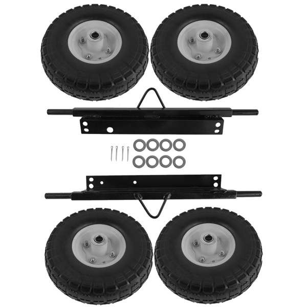 发电机车轮套件 Wheel Kit for Honda Generator EU3000is Solid Never Flat Tires All Terrain 06423-ZS9-020AH-8