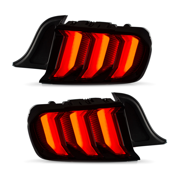 改装尾灯 Big Sale ！Pair New Tail Lights Rear Lamps LED 2015-2024 Ford Mustang with Turn Signal FR3Z13405G GR3Z13405C-5