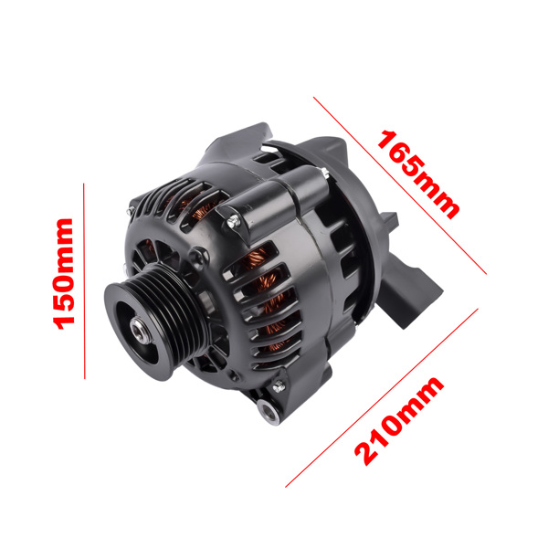 发电机 High Output Alternator ES1025BK for Chevrolet Camaro Pontiac Firebird F-Body LS1 5.7L 1998-2002 180Amp 12V-8