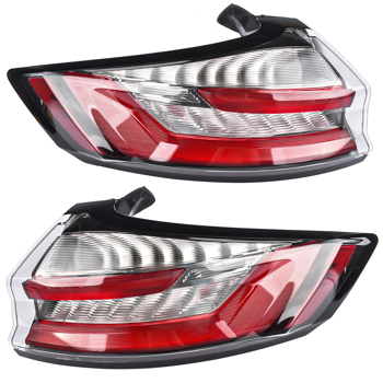 尾灯总成 Set of 2 Rear LED Tail Light Lamp for Ford Edge ST/ST-Line/Titanium 2019-2023