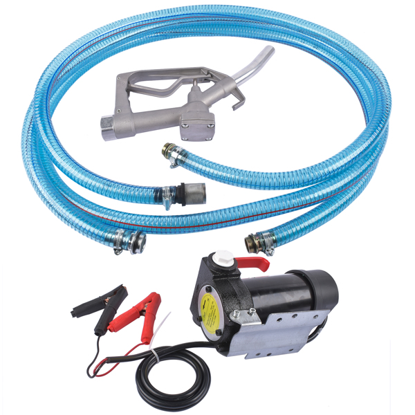 抽油泵 12GPM Fuel Electric Transfer Pump 155w 45L/min 3600RPM w/Nozzle &Hose for Diesel-5