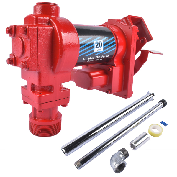 油泵 Fuel Transfer Pump 20 GPM 12 V DC Pump Heavy Duty Transfer Pump for Gas Diesel-4