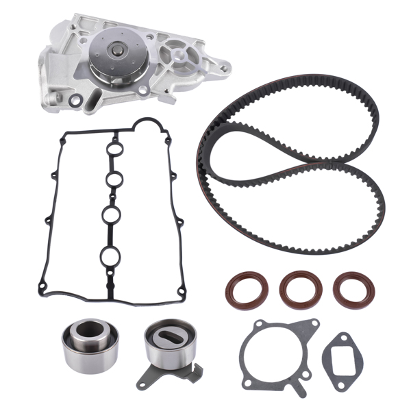 正时皮带套件和水泵  Mazda Miata MX5 1994-2000 1.8L l4 GAS DOHC BP05-10-235 BP05-10-235A BP05-10-235B BP05-10-235C B660-12-700D B660-12-730A B6BF-15-010F B660-12-730C B657-12-205-5